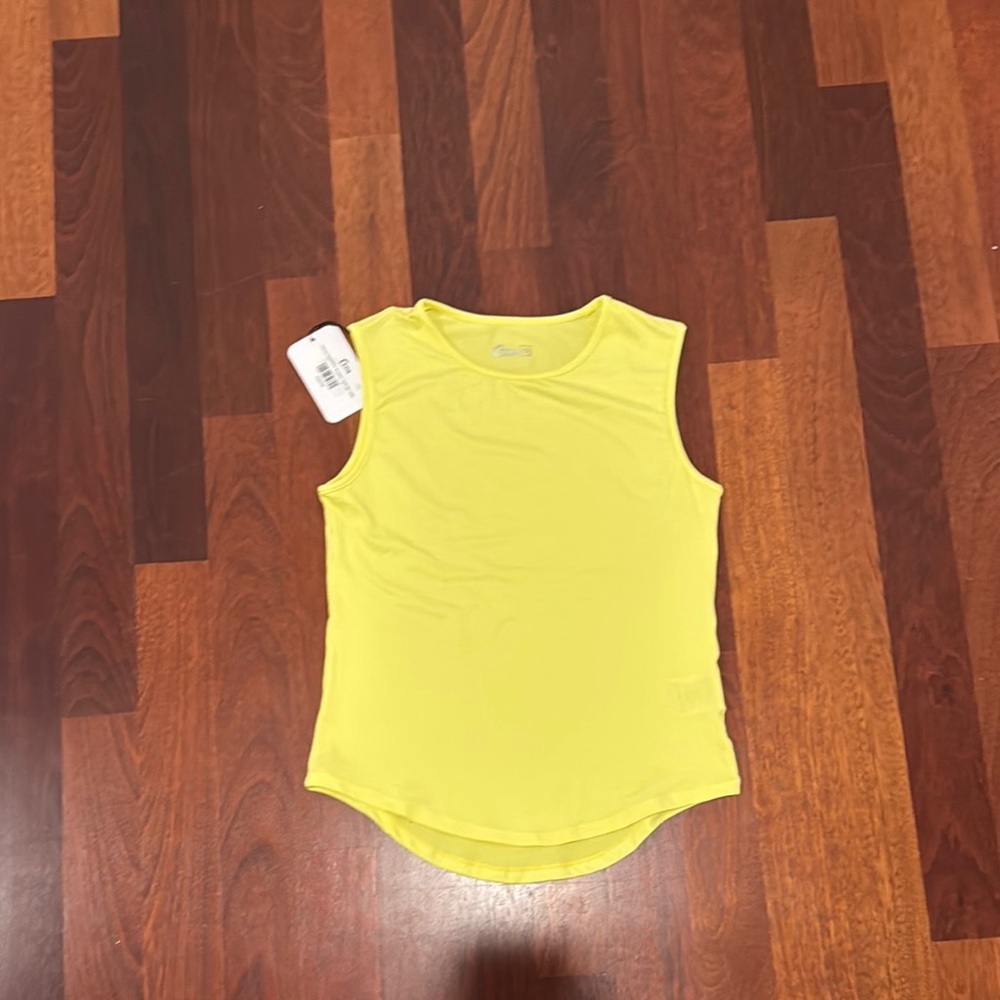 Zyia Yellow Sleeveless Sculptor Tank Top